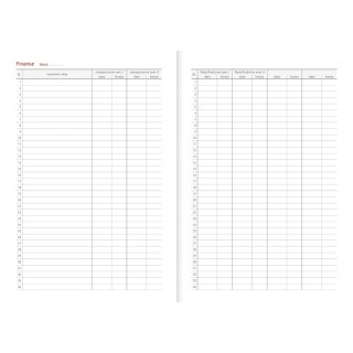 Kalendarz nauczyciela książkowy (terminarz) GRANAT NEBRASKA Z GUMKĄ A5 Wydawnictwo Wokół Nas (A5TN070B-)