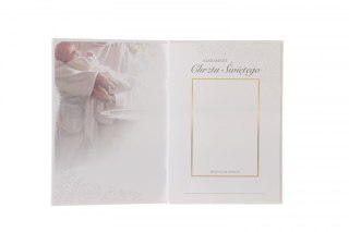 Kartka składana Chrzest B5 Kukartka (PMB PR-0005)