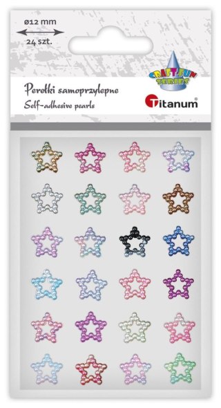 Kryształki Craft-Fun Series gwiazdki mix Titanum (24MH0316)