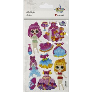 Naklejka (nalepka) Craft-Fun Series lalki i stroje Titanum (LXE-022)