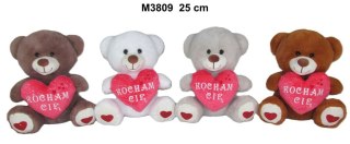 Pluszak miś Kocham Cię 4 kolory [mm:] 250 Sun-Day (170248)