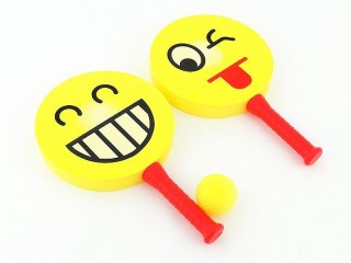 Rakietka do tenisa stołowego z piłeczką w siatce Adar (414013)