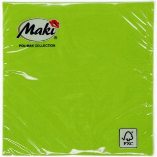 Serwetki zielony papier [mm:] 330x330 Pol-mak (21)