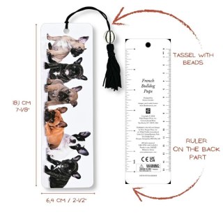 Zakładka do książki Małe buldogi francuskie Peter Pauper Press