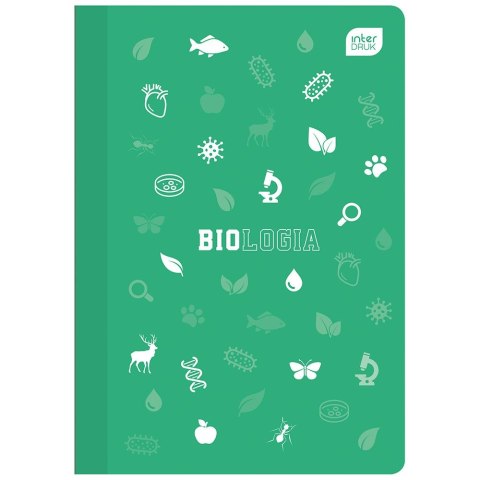 Zeszyt tematyczny Biologia A5 60k. 70g krata Interdruk