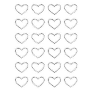 Kryształki serca srebrny Argo (251131)