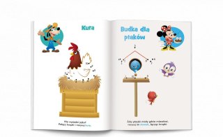 Książka dla dzieci DISNEY MALUCH. POŁĄCZ KROPKI. NA WSI Ameet (PKM 9201)