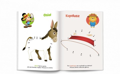 Książka dla dzieci DISNEY MALUCH. POŁĄCZ KROPKI. NA WSI Ameet (PKM 9201)