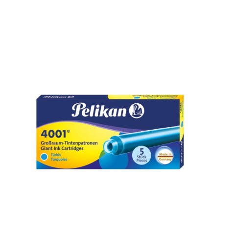 Naboje długie GTP/5 310656 turkusowy Pelikan (300004110)