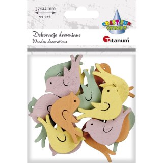 Ozdoba drewniana Craft-Fun Series ptaszki Titanum (191005)