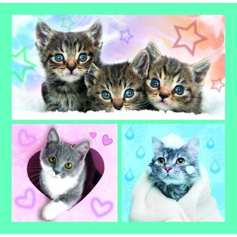 Puzzle Słodkie zwierzaki 3w1 el. Trefl (34862)