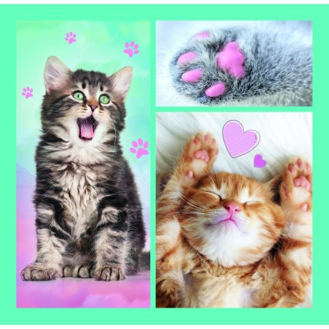 Puzzle Słodkie zwierzaki 3w1 el. Trefl (34862)