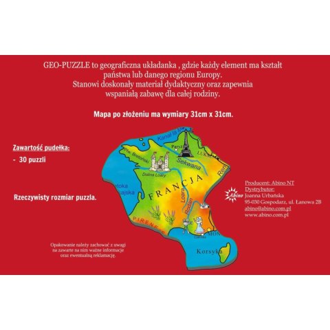 Puzzle geo puzzle Europa 30 el. (nd)