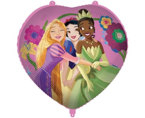 Balon foliowy Serce Princess Live Your Story Disney 18cal Godan (94990)