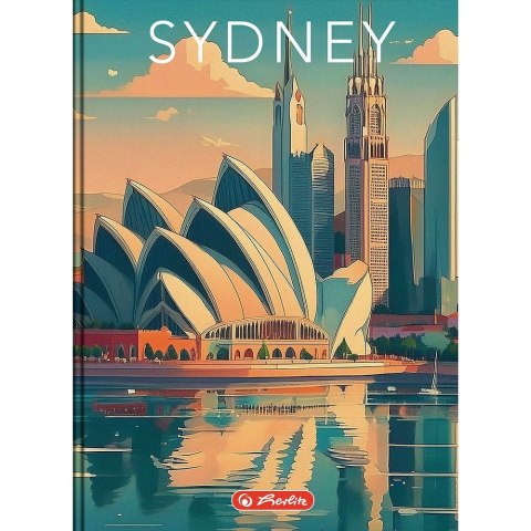 Brulion Retro City B5 160k. 70g krata Herlitz (400196853)