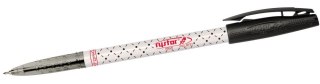 Długopis Kropka czarny wkład czarny 0,25mm Rystor