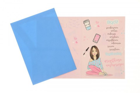 Kartka składana Bueno Urodzinowy dla dziewczyny B6 Ev-corp (STKB-13)