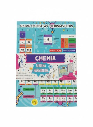 Książeczka edukacyjna Ściąga harmonijka Chemia układ okresowy Henry (5905701489237)