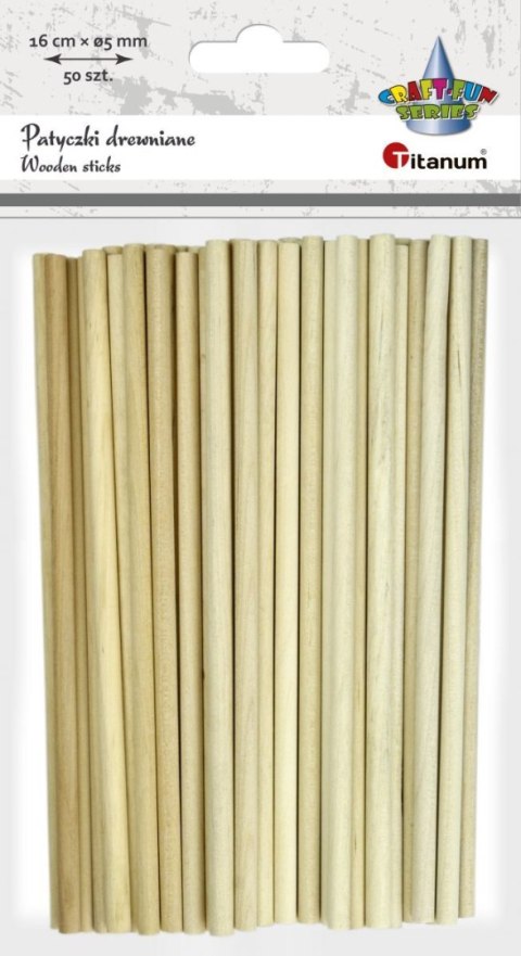 Ozdoba drewniana Craft-Fun Series patyczki Titanum (BG019)
