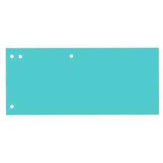 Przekładka czysta 1/3 A4 niebieska 190g 100k [mm:] 240x105 Tres (PKI240/NIEB)