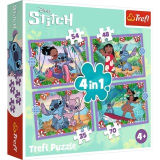 Puzzle Lilo&stitch 4w1 el. Trefl (34633)