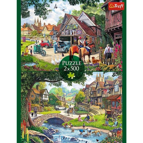 Puzzle Sielankowe życie 2x500 el. Trefl (37494)