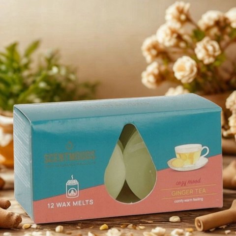 Świeca ScentMoods wosk zapachowy Ginger Tea 12 sztuk Pavoncella (8720935400363)