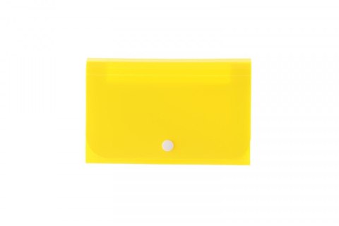 Teczka z przegródkami MINI organizer harmonijkowy na zatrzask 5903242102875 B6 kolor: żółty Tetis (BT613-Y)