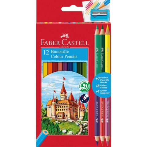 Kredki ołówkowe 12 kol. Faber Castell (FC111215)