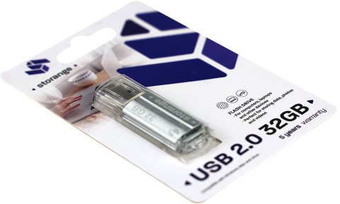 Pendrive Silver 32GB Storange (STORANPEN32GBSLV2.0)
