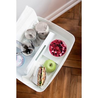 Przybornik na biurko my box organizer duży z uchwytem biały plastik Leitz (53220001)