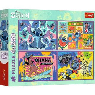 Puzzle Lilo I Stitch 4x250 el. Trefl (13311)