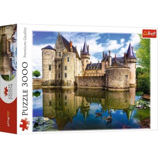 Puzzle Zamek w Sully-sur-Loire, Francja 3000 el. Trefl (33075)