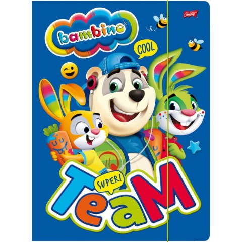 Teczka kartonowa na gumkę Bambino A4 mix 300g [mm:] 210x297 St.Majewski