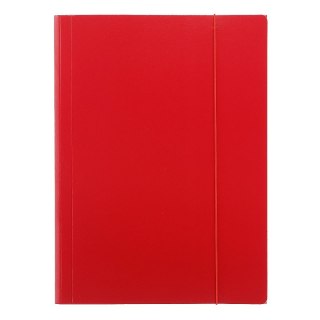 Teczka kartonowa na gumkę Eco A4 czerwony 380g VauPe (319/01)