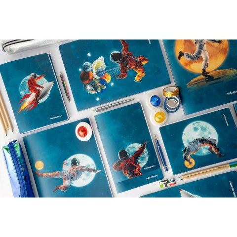 Zeszyt COSMO PP A4 60k. 75g krata Narcissus