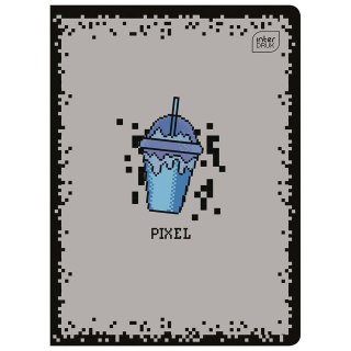 Zeszyt PIXEL A5 16k. 70g linia kolor Interdruk
