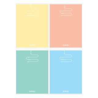 Zeszyt Pastel Color Blocking Herlitz (9583295)