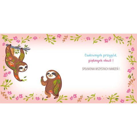 Kartka składana KW Leniwiec na gałęzi kw Henry (5905701485154)