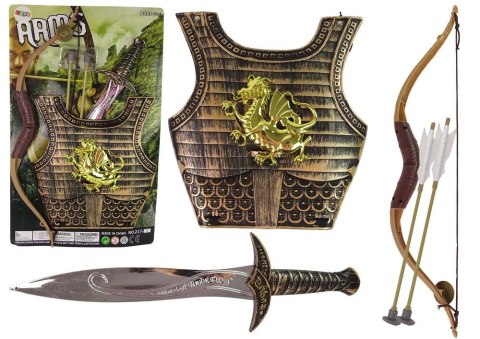 Kostium Samuraja Rycerza Zestaw Łuk Miecz Lean (13228)