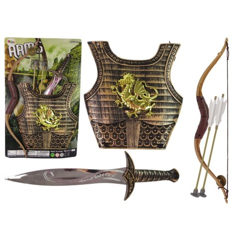 Kostium Samuraja Rycerza Zestaw Łuk Miecz Lean (13228)