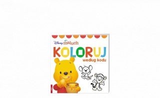 Książka dla dzieci DISNEY MALUCH. KOLORUJ WEDŁUG KODU Ameet (COLO 9201)