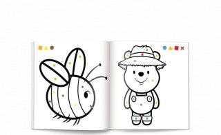 Książka dla dzieci DISNEY MALUCH. KOLORUJ WEDŁUG KODU Ameet (COLO 9201)