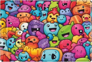 Okładka na dokumenty Mała MONSTERS Biurfol (OD-31-40)