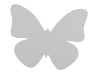 Ozdoba papierowa Craft-Fun Series z warstwą kleju MOTYL Titanum (5022)