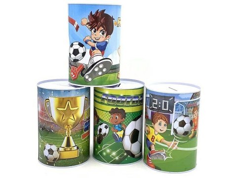 Skarbonka puszka piłka nożna metal Adar (571730)