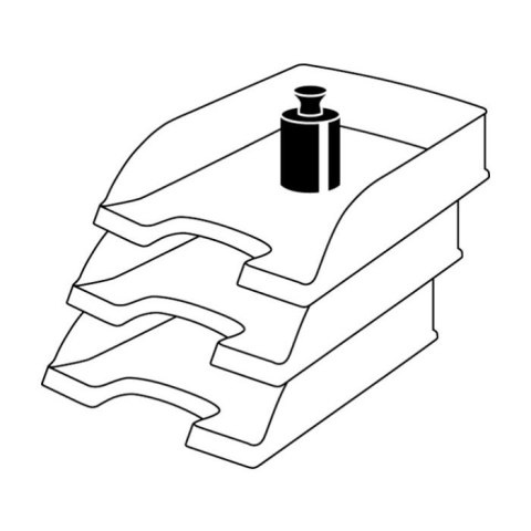Szuflada na dokumenty PLUS przezroczysty polistyren PS [mm:] 255x70x 357 Leitz (52262002)
