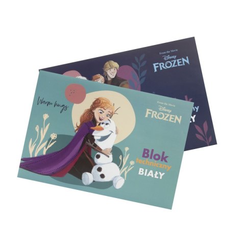 Blok techniczny Frozen A4 biały 170g 20k [mm:] 295x210 Beniamin
