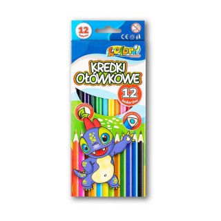 Kredki ołówkowe kolori 12 kol. Penmate