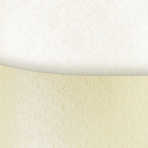 Papier ozdobny (wizytówkowy) ornament biały 230g 20 arkuszy A4 biały 230g Galeria Papieru (205103)